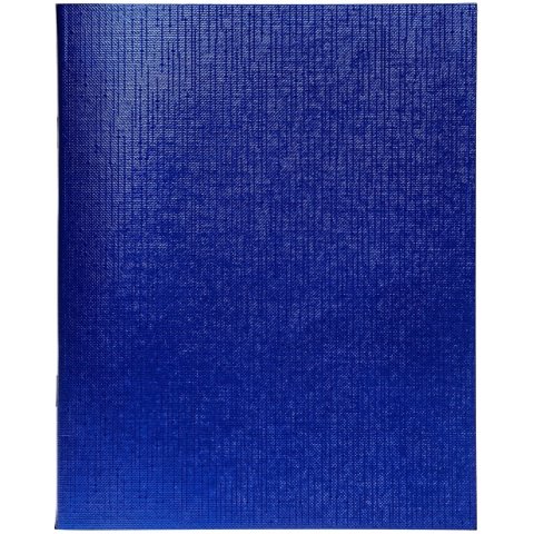 тетрадь 48л бумвинил офсет Metallic синий клетка 093469