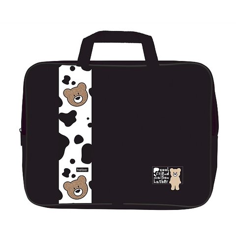 папка для тетрадей А4 с ручками В мире мишек текстиль 085377