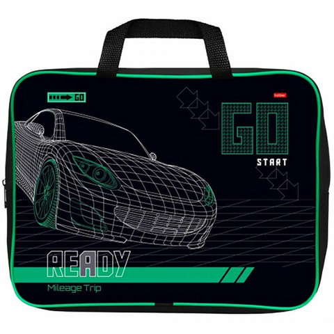 папка для тетрадей А4 с ручками На Старт текстиль 084737