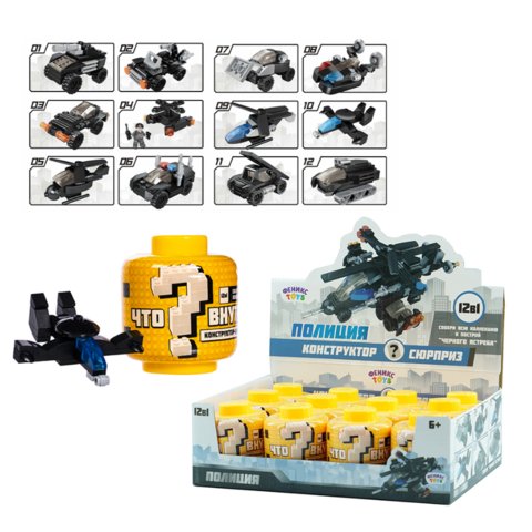 конструктор сборная модель асс. 1002250 (фт)