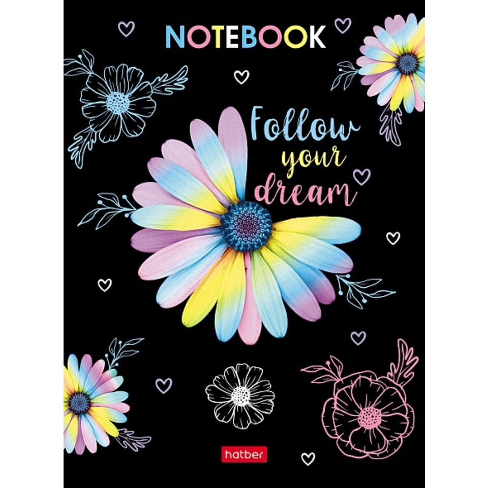 записная книжка А6 64л Маргаритка 082499