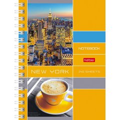 записная книжка А6 140л Деловой город гребень 083541