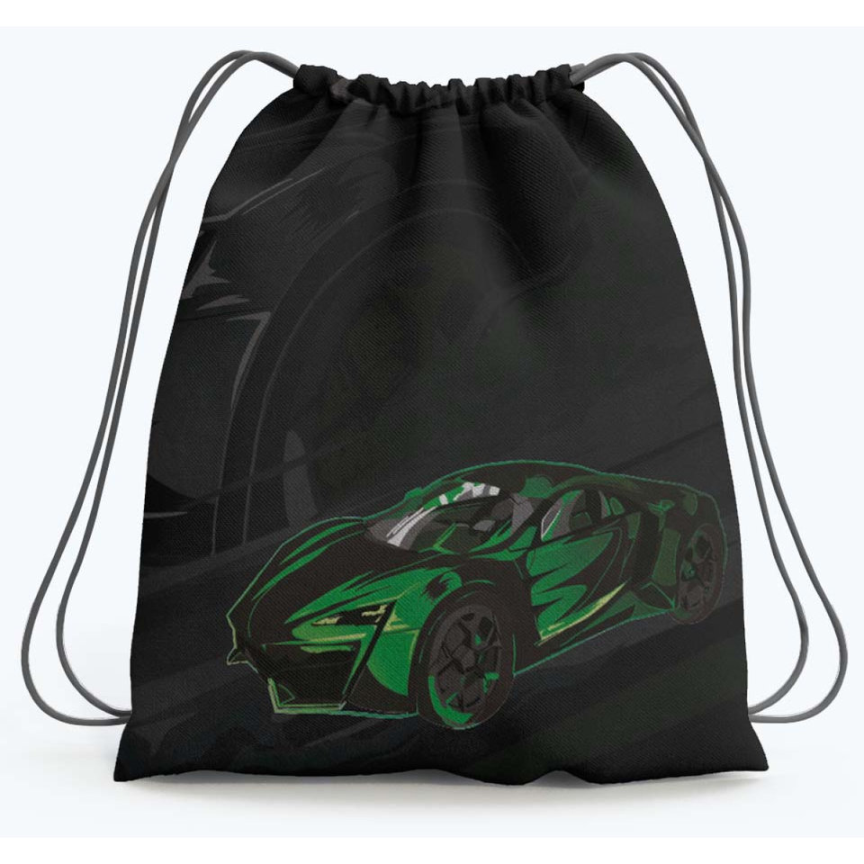 сумка для обуви Зеленая машина 36х44см 240425