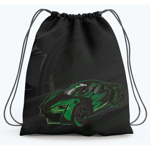 сумка для обуви Зеленая машина 36х44см 240425