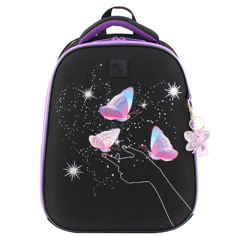 рюкзак для девочки формованный Бабочки в руке 240504