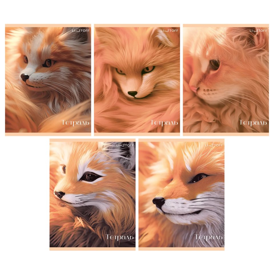 тетрадь 48л Peach fuzz клетка тк489041