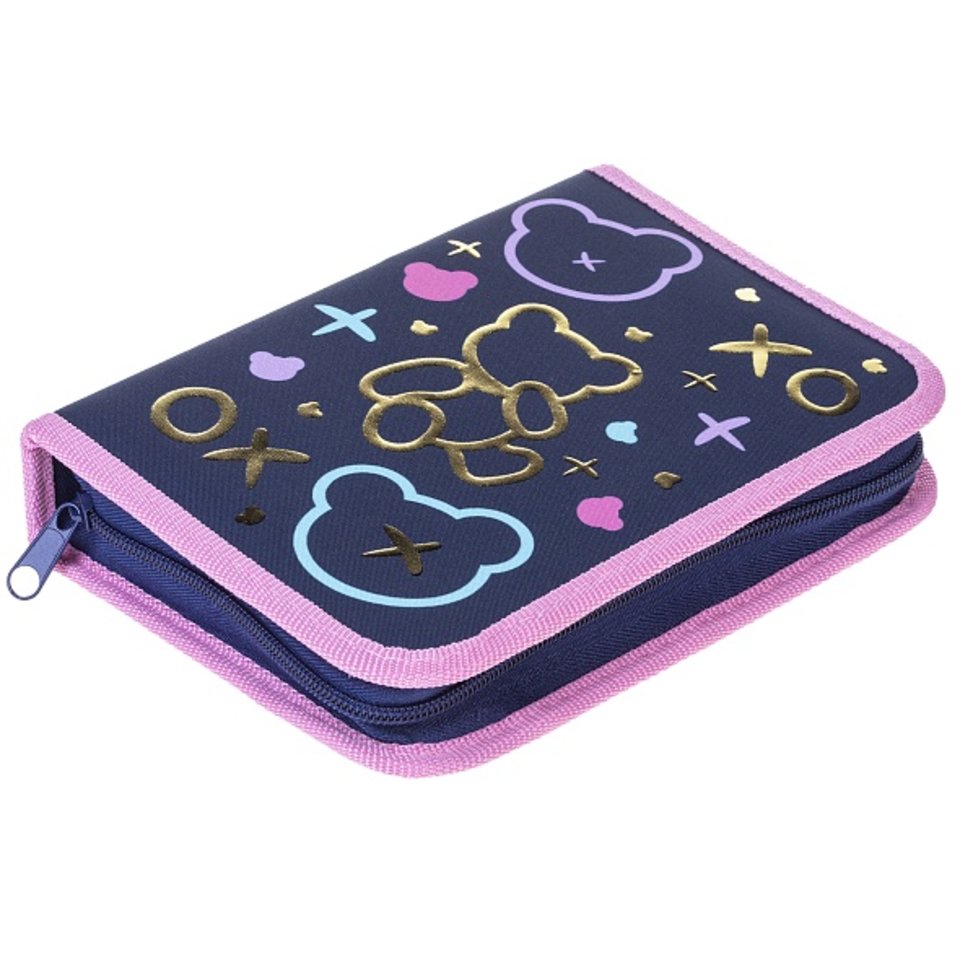 пенал для девочки Мой Мишка с 2 планками 74280 085405