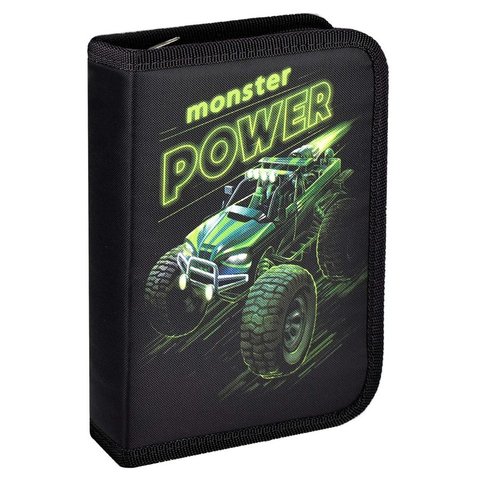 пенал для мальчика Монстр-Трак с 2 планками 65669