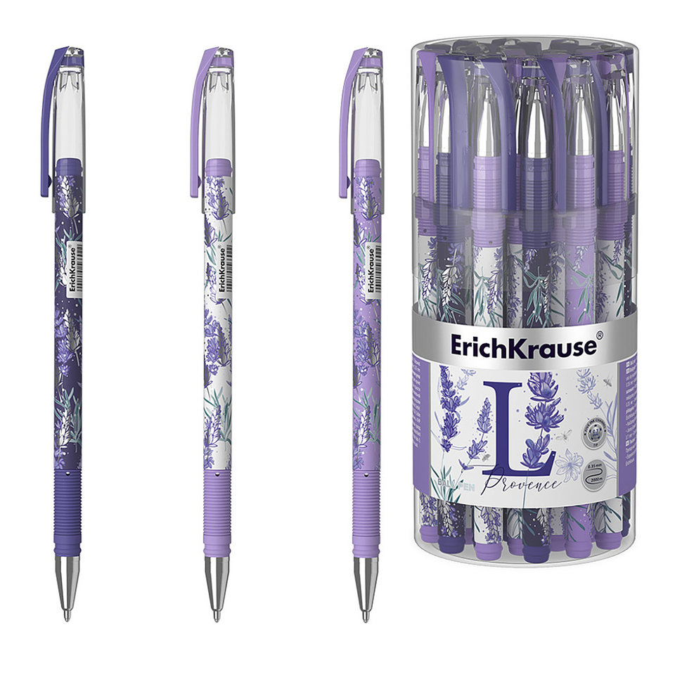 ручка шариковая ERICH KRAUSE Lavender Touch синяя 56692 ручка шариковая ERICH KRAUSE Lavender Touch синяя 56692