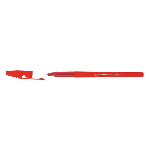 ручка шариковая STABILO Liner 808 красная