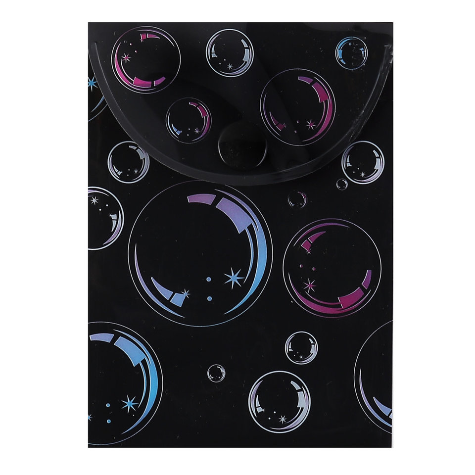 папка-конверт на кнопке А7 Пузыри 240324