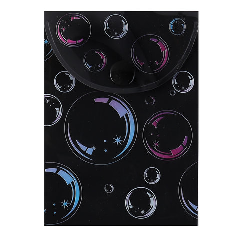 папка-конверт на кнопке А7 Пузыри 240324