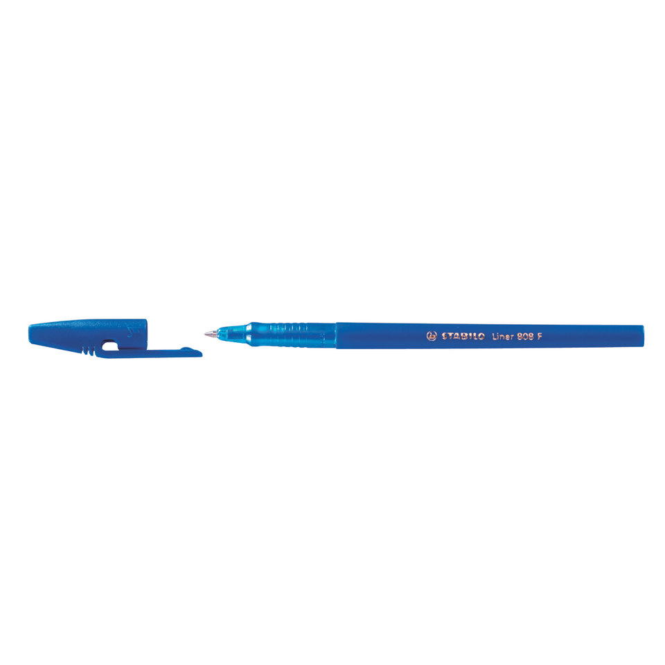 ручка шариковая STABILO Liner 808 синяя