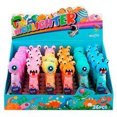 маркер выделитель скошенный наконечник 1-5мм Монстрики 241693