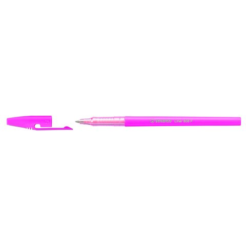ручка шариковая STABILO Liner 808 розовая