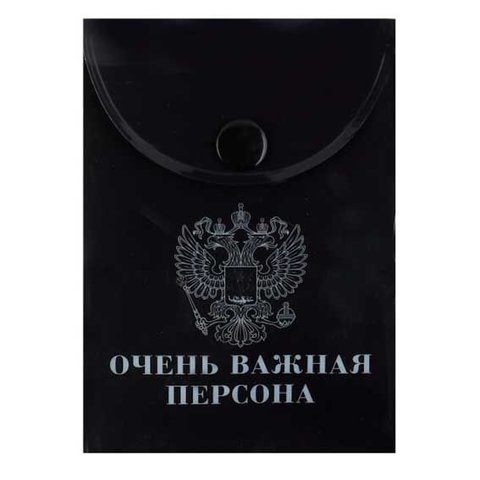 папка-конверт на кнопке А7 герб 240321