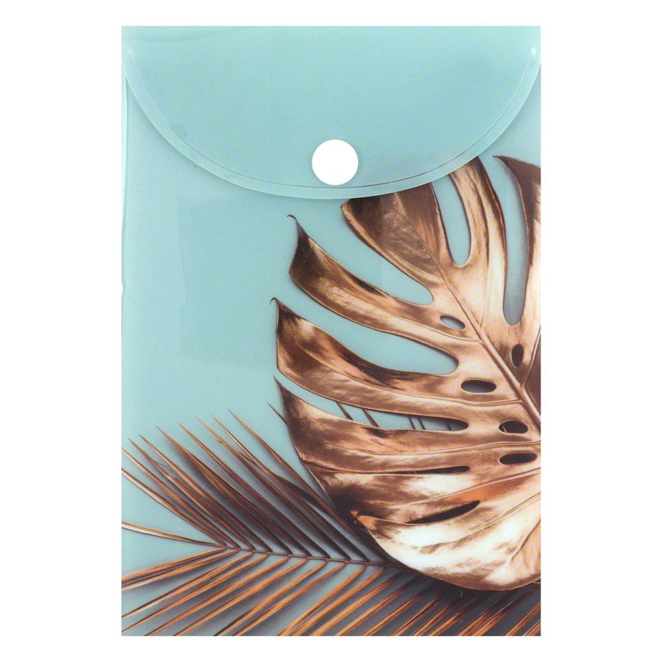 папка-конверт на кнопке А6 Night Tropic 240332