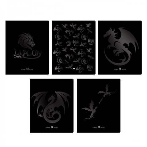 тетрадь 48л Дракон клетка 12724 360763