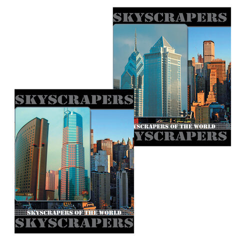 тетрадь 96л Города клетка 401293