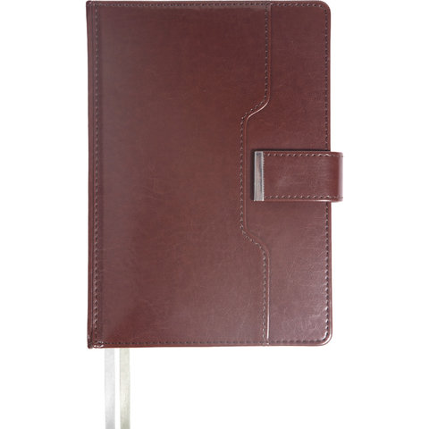 ежедневник А5 датированный Prestige коричневый 2232555 2025г