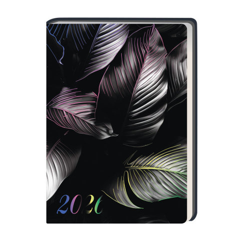 ежедневник А5 датированный Тропические листья 253062 2026г