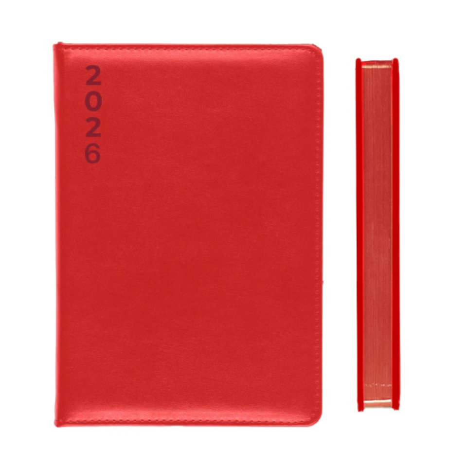 ежедневник А5 датированный Red красный 231274 2026г