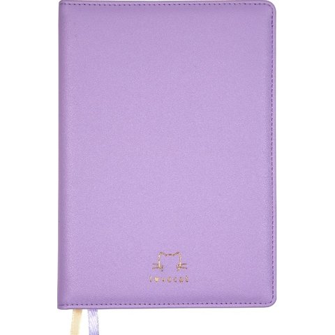 ежедневник А6 недатированный I love cat сиреневый 2035315