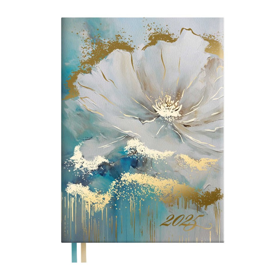ежедневник датированный А6 Наппа Цветок 67054 2025г