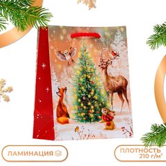 пакет подарочный Новый Год 11х14см 0191.185