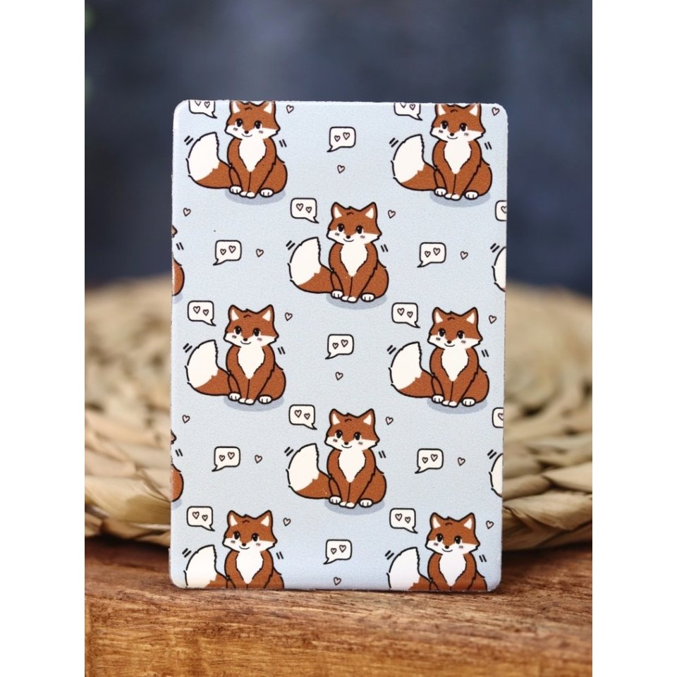 обложка для пропуска Many Fox Love ПВХ 16325