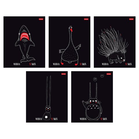 тетрадь 48л Нескучные герои клетка 088361