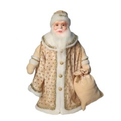 игрушка Дед Мороз Царский Золотой 50см дм-2104