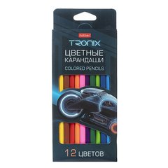 цветные карандаши 12цв Tronix/auto картонная упаковка 093404/070887