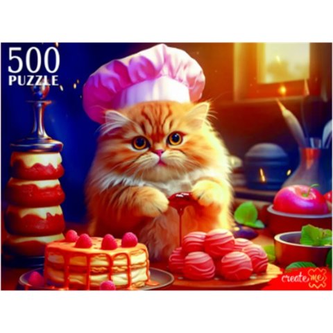 пазлы 500 Кот пекарь 3063