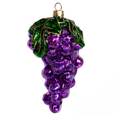 игрушка стеклянная Виноград Изабелла 12,5см glt980