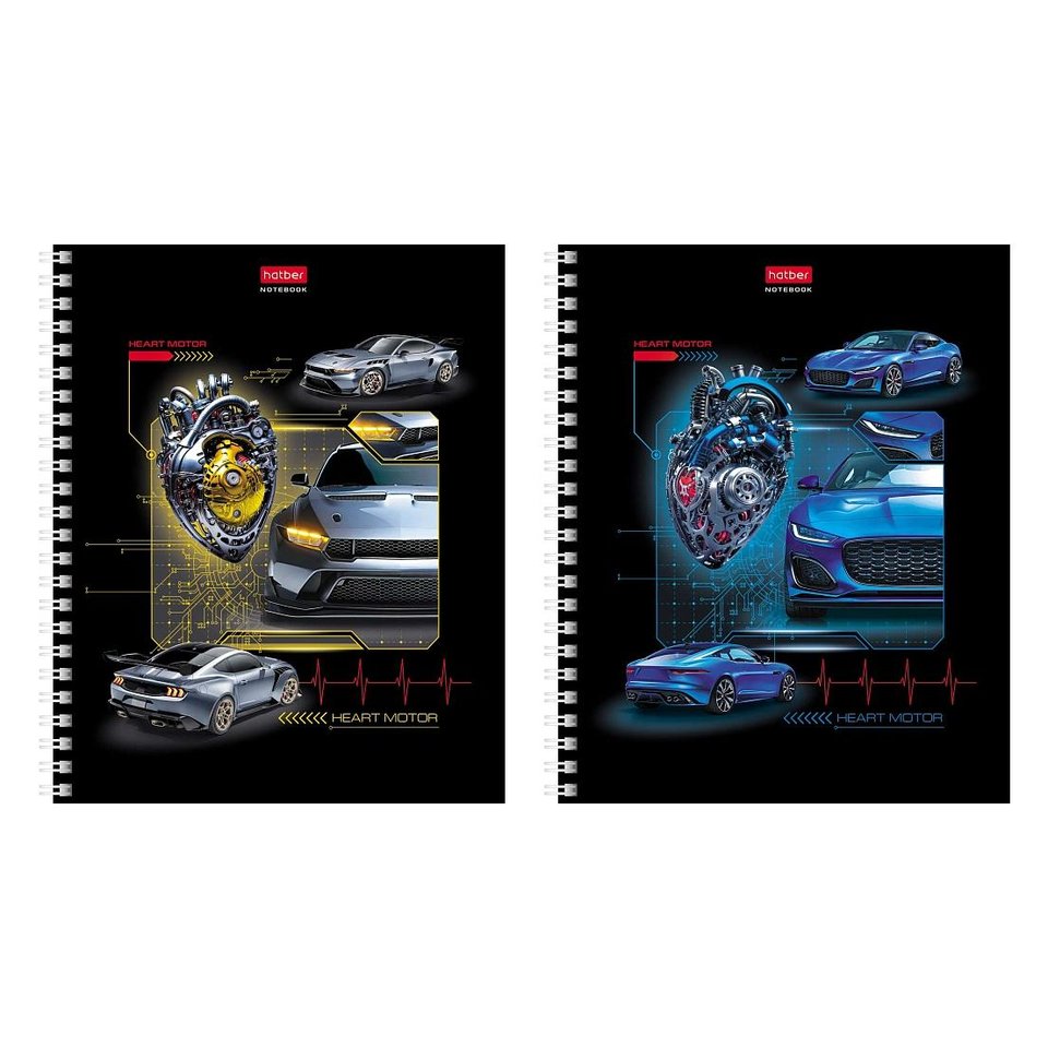 тетрадь 96л Сердце мотора гребень клетка 087975