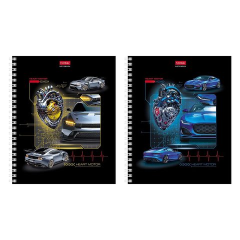 тетрадь 96л Сердце мотора гребень клетка 087975