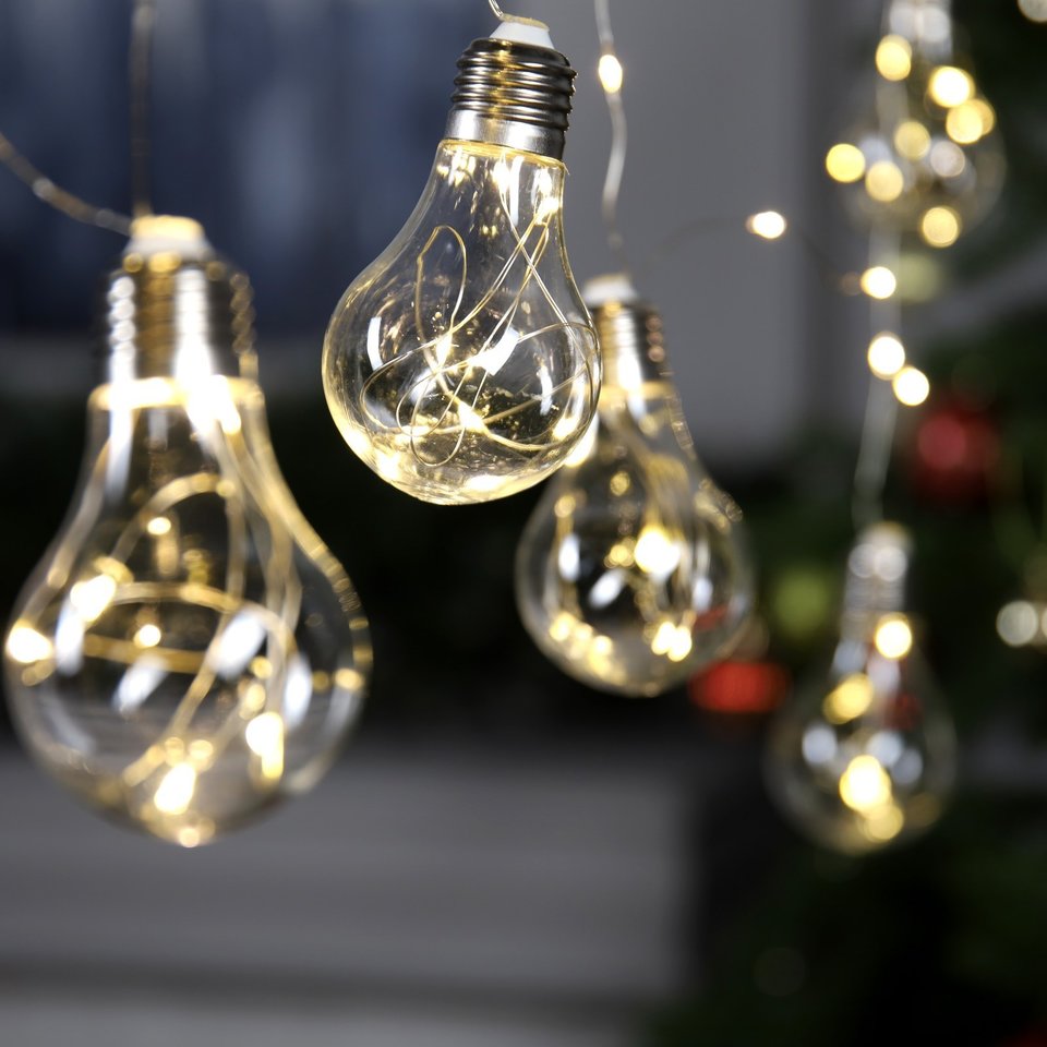 электрогирлянда Лампочки 3м белая led-100-3,5v 2291982