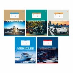 тетрадь 24 листа Vehicles в клетку 12046 350627