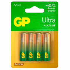 батарейка GP Ultra алкалин АА lr06 пальчик 4шт/уп 10628 (цена указана за 1шт)