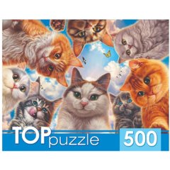 пазлы 500 Селфи котов 7728
