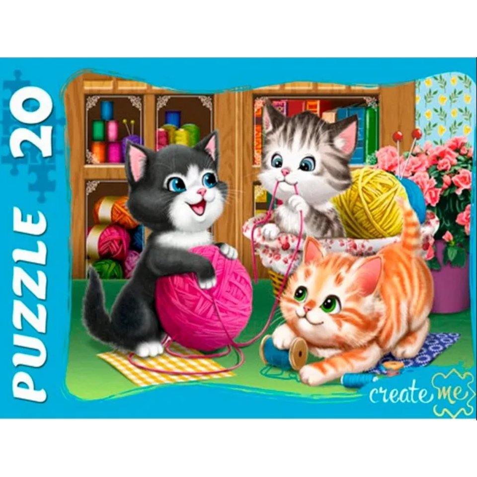 пазлы 20 макси Игривые котята 1981
