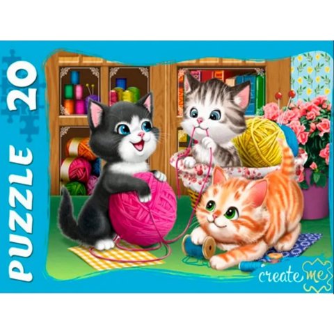 пазлы 20 макси Игривые котята 1981