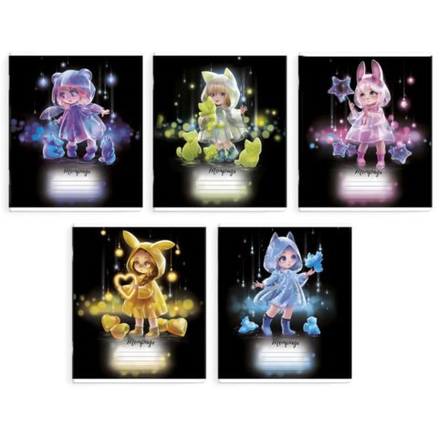 тетрадь 12 листов лоли 68532