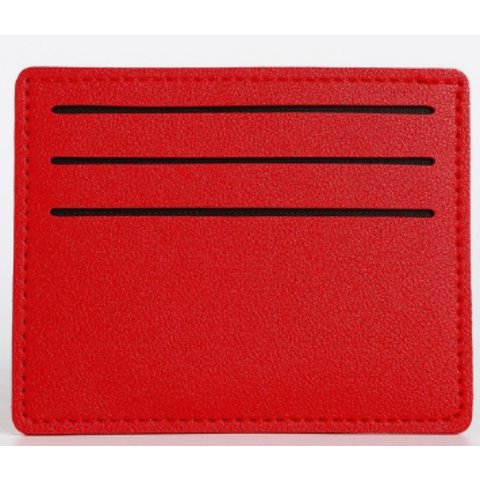 обложка для пропуска 7 отделений красный 9713843