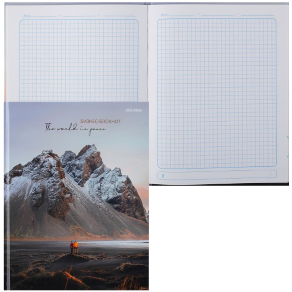 книга для записи А5 80л Горный пейзаж 4470