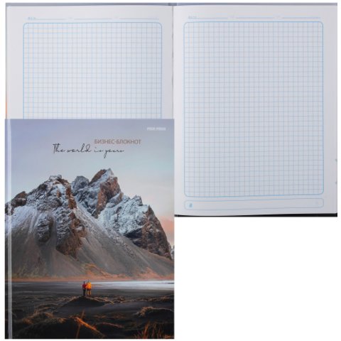 книга для записи А5 80л Горный пейзаж 4470