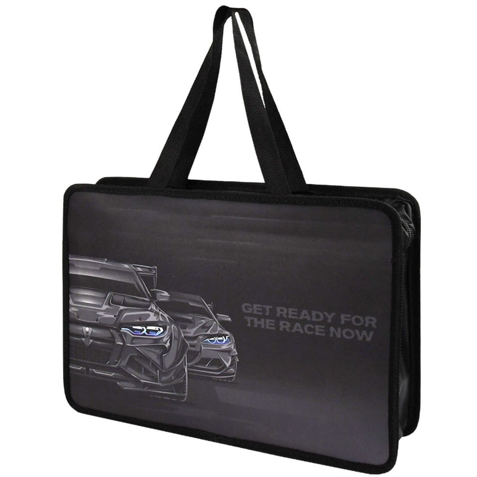 папка для тетрадей А4 с ручками Тачка пластик 69278