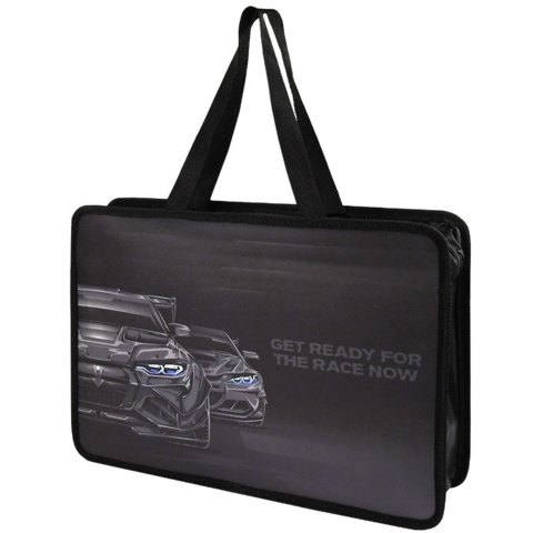 папка для тетрадей А4 с ручками Тачка пластик 69278