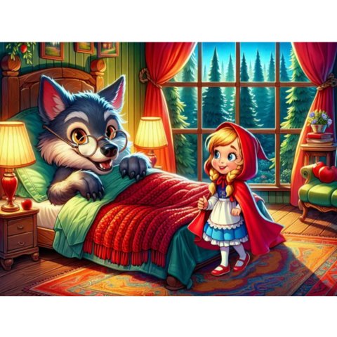 пазлы 104 Красная шапочка 1986